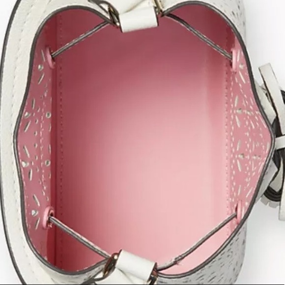 Small drawstring bucket Kate spade Hayes white Bag - Picture 6 of 8